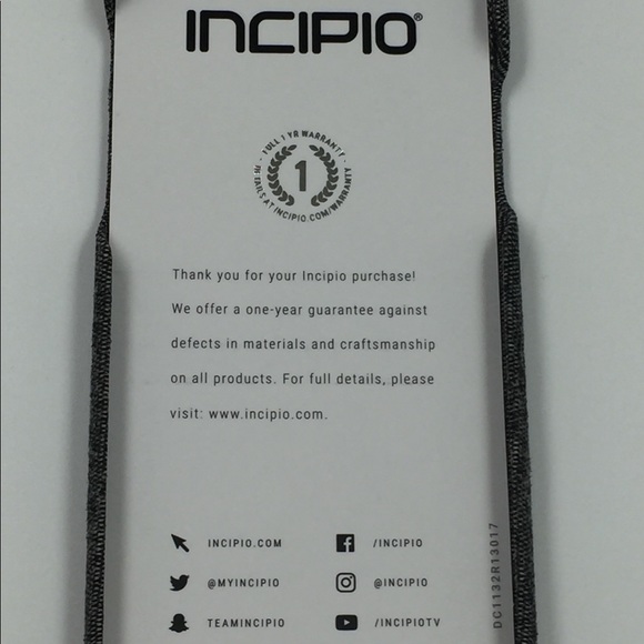 Incipio iPhone X Wrap Phone Case in Gray - Picture 3 of 8